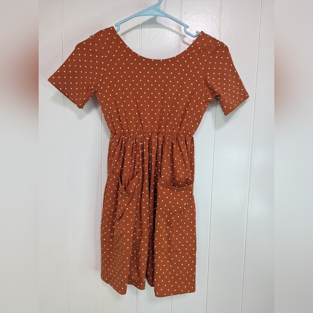 Presley Couture Polka Dot Short Sleeve Dress
